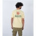 T-shirt Hurley Evd Exp Sun Is Shinning Amarelo Homem