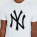 Kortærmet T-shirt til Mænd New Era New Era Team Logo NYY	 Mænd