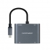 Adaptér USB C na HDMI NANOCABLE 10.16.4305 4K Ultra HD Sivá 15 cm