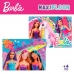 Komplet 4 puzzle sestavljank Barbie MaxiFloor 192 Kosi 35 x 1,5 x 25 cm
