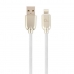 Kabel Lightning Cablexpert CC-USB2R-AMLM-1M-W