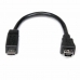 Cablu Micro USB Startech UUSBMUSBMF6          Micro USB A Micro USB B Negru