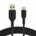 USB A to USB C Cable Belkin CAB001BT2MBK Black 2 m