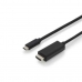 USB-C til HDMI Kabel Digitus AK-300330-020-S 2 m Svart