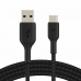 Kabel USB A naar USB C Belkin CAB002BT3MBK 3 m Zwart (Refurbished A)