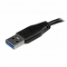 USB-kabel till mikro-USB Startech USB3AUB2MS Svart