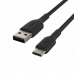 Kabel USB A v USB C Belkin CAB002BT1MBK Črna 1 m