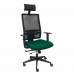 Cadeira de escritório com apoio para a cabeça P&C B10CRPC Escuro Verde-escuro