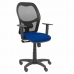 Kancelářská židle P&C 0B10CRN S opěrkami na paže Námořnický Modrý