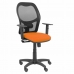 Kancelářská židle P&C 8B10CRN S opěrkami na paže Oranžový
