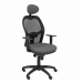 Kancelárska stolička s podhlavníkom Jorquera P&C 228064 Čierna