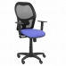 Kancelářská židle P&C 1B10CRN S opěrkami na paže Modrý