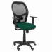 Kancelářská židle P&C 6B10CRN S opěrkami na paže Tmavě zelená
