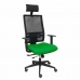 Cadeira de escritório com apoio para a cabeça P&C B10CRPC Verde