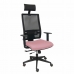 Καρέκλα γραφείου με κεφαλάρι P&C B10CRPC Ροζ
