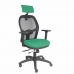 Kancelářská židle s opěrkou hlavky P&C B3DRPCR Smaragdová zelená
