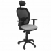 Kancelářská židle s opěrkou hlavky Jorquera P&C BALI40C Šedý