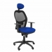 Kancelářská židle s opěrkou hlavky Jorquera malla P&C SNSPAZC Modrý