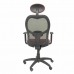 Kancelářská židle s opěrkou hlavky Jorquera malla P&C NSPGRAC Vínový