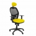 Biroja krēsls ar galvas atbalstu Jorquera malla P&C SNSPAMC Dzeltens