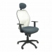 Καρέκλα γραφείου με κεφαλάρι Jorquera P&C ALI600C Γκρι Σκούρο γκρίζο