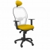 Irodai szék fejtámlával Jorquera  P&C ALI100C Sárga