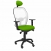 Cadeira de escritório com apoio para a cabeça Jorquera  P&C BALI22C Verde Pistáchio