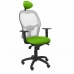 Kancelárska stolička s podhlavníkom Jorquera P&C BALI22C zelená Pistácia