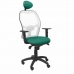 Bureaustoel met hoofdsteun Jorquera P&C ALI456C Smaragdgroen