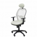Kancelárska stolička s podhlavníkom Jorquera P&C BALI40C Sivá Svetlo šedá
