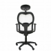 Kancelárska stolička s podhlavníkom Jorquera P&C BALI40C Sivá Svetlo šedá