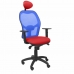 Cadeira de escritório com apoio para a cabeça Jorquera  P&C ALI350C Vermelho