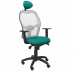 Krzesło Biurowe z Zagłówkiem Jorquera P&C BALI39C Turkusowy