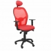 Biroja krēsls ar galvas atbalstu Jorquera P&C ALI350C Sarkans