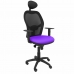 Kancelářská židle s opěrkou hlavky Jorquera P&C BALI82C Fialová