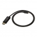 DisplayPort-kaapeli Amazon Basics UTC-DP-B-L (Kunnostetut Tuotteet A)