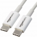 Kábel USB C Amazon Basics Biela (Obnovené A+)