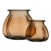 Vase Karamell resirkulert glass 18 x 18 x 16 cm