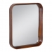 Nástěnné zrcadlo Kaštanová Sklo bukové dřevo 40 x 6 x 50 cm