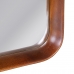 Настенное зеркало Коричневый Стеклянный древесина бука 40 x 6 x 50 cm
