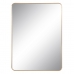 Настенное зеркало Позолоченный Алюминий Стеклянный 76 x 3 x 101 cm