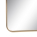 Wall mirror Golden Aluminium Crystal 76 x 3 x 101 cm