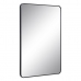 Oglindă de perete Negru Aluminiu Geam 76 x 3 x 101 cm