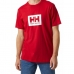 Ανδρική Μπλούζα με Κοντό Μανίκι  HH BOX T Helly Hansen 53285 162  Κόκκινο