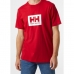 Heren-T-Shirt met Korte Mouwen  HH BOX T Helly Hansen 53285 162  Rood