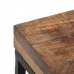 Mazs galdiņš Melns Dabisks Dzelzs Mango koks 40 x 25 x 60 cm