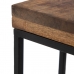 Side table Black Natural Iron Mango wood 40 x 25 x 60 cm