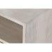 Mueble de TV DKD Home Decor Blanco Natural Madera de mango 130 x 40 x 45 cm