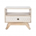 Noční stolek DKD Home Decor Bílý Přírodní mangové dřevo 55 x 35 x 45 cm