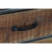 Дисплей-стенд DKD Home Decor Металл Стеклянный древесина акации Переработанная древесина 135 x 40 x 120 cm
